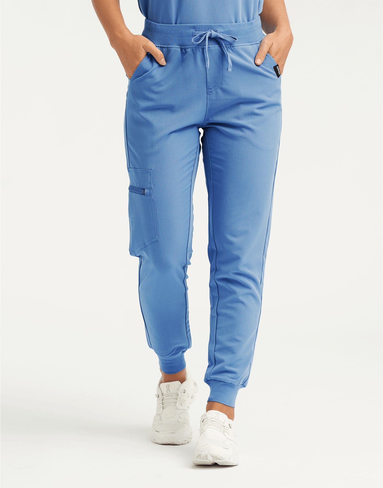 Essential Jogger Scrub Pants - Ceil Blue