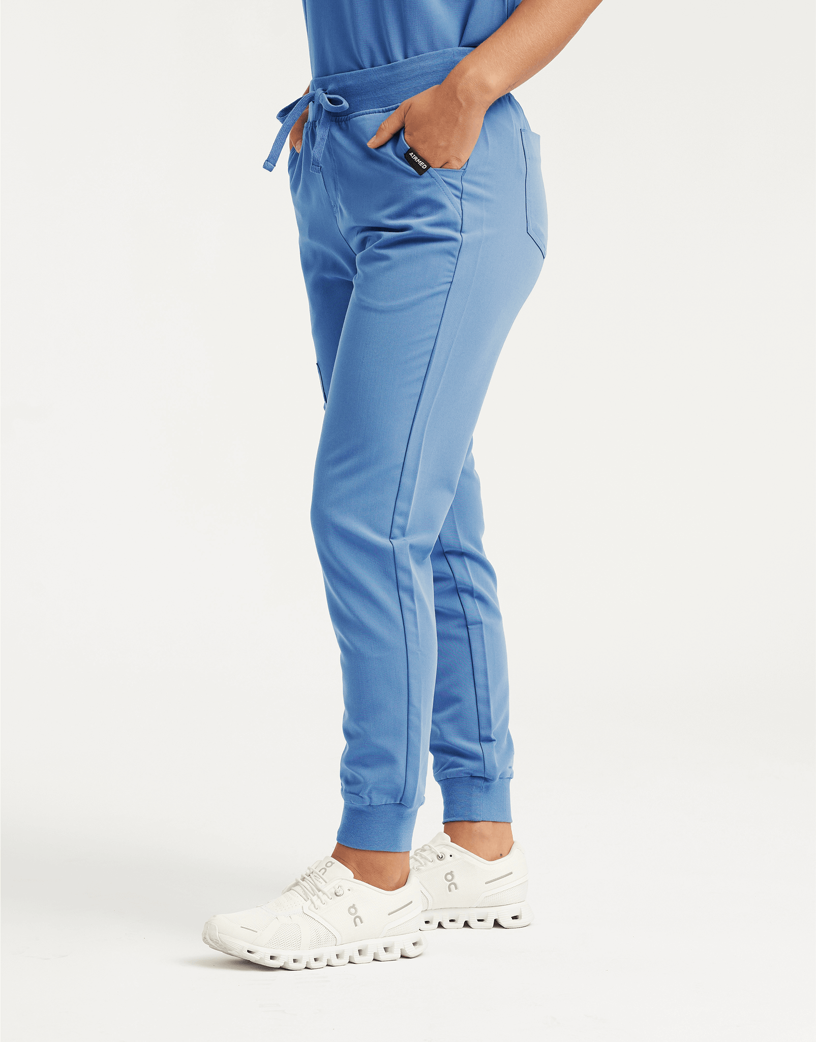 Essential Jogger Scrub Pants - Ceil Blue