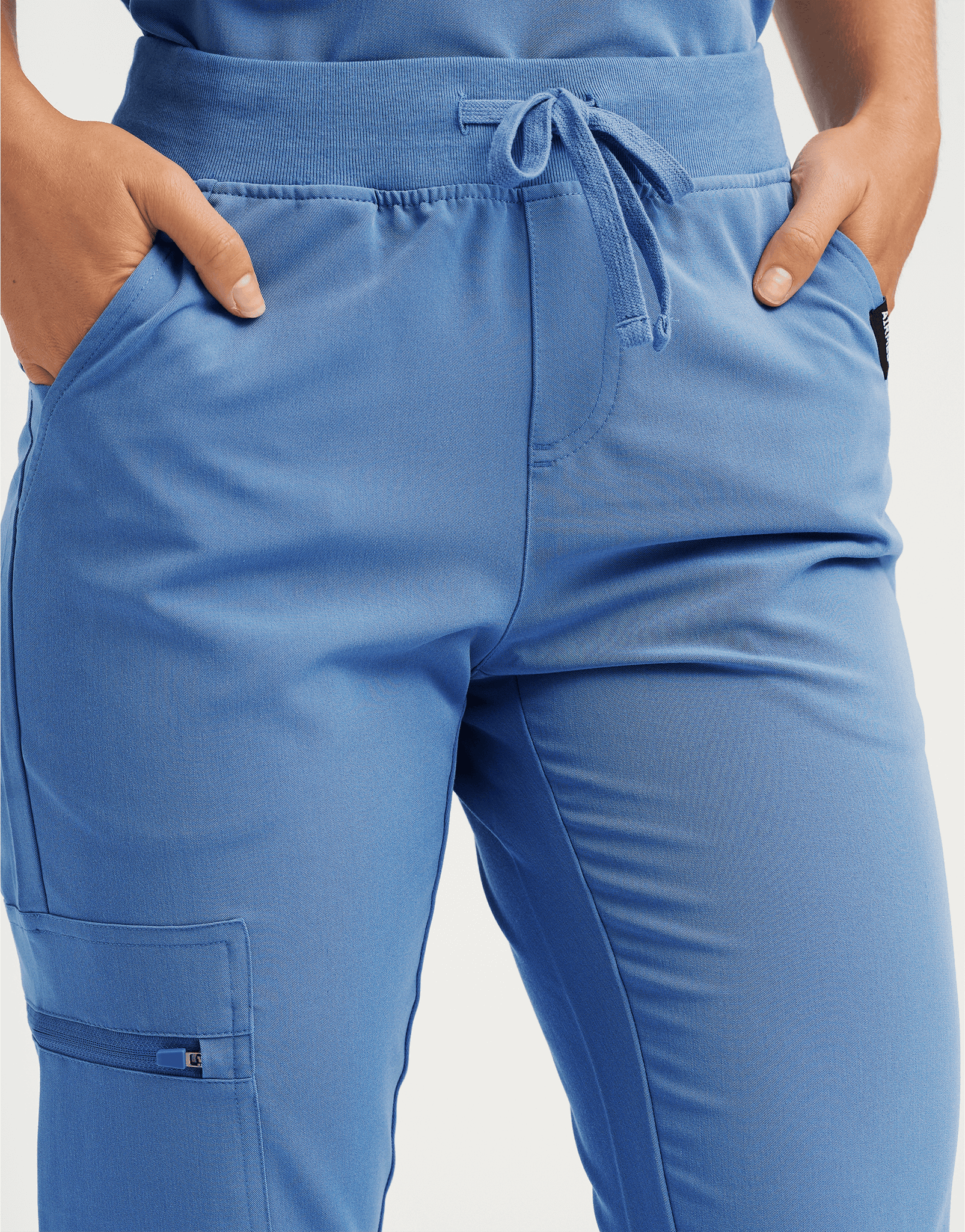 Essential Jogger Scrub Pants - Ceil Blue