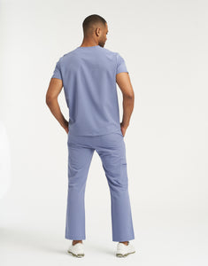 Essential Multi-Pocket Scrub Pants - Nova Blue