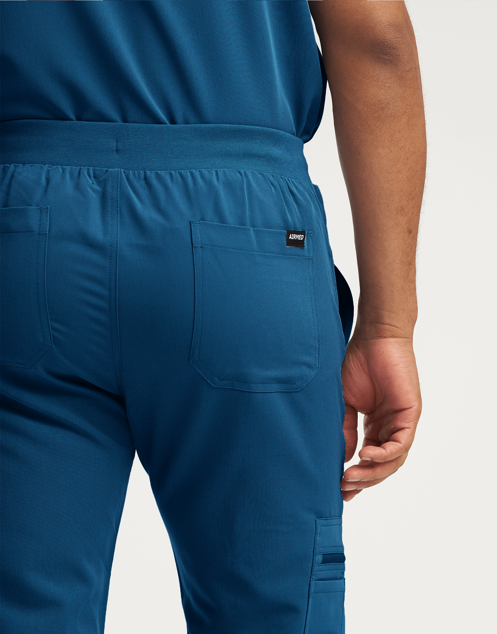 Essential Multi-Pocket Scrub Pants - Gibraltar Blue