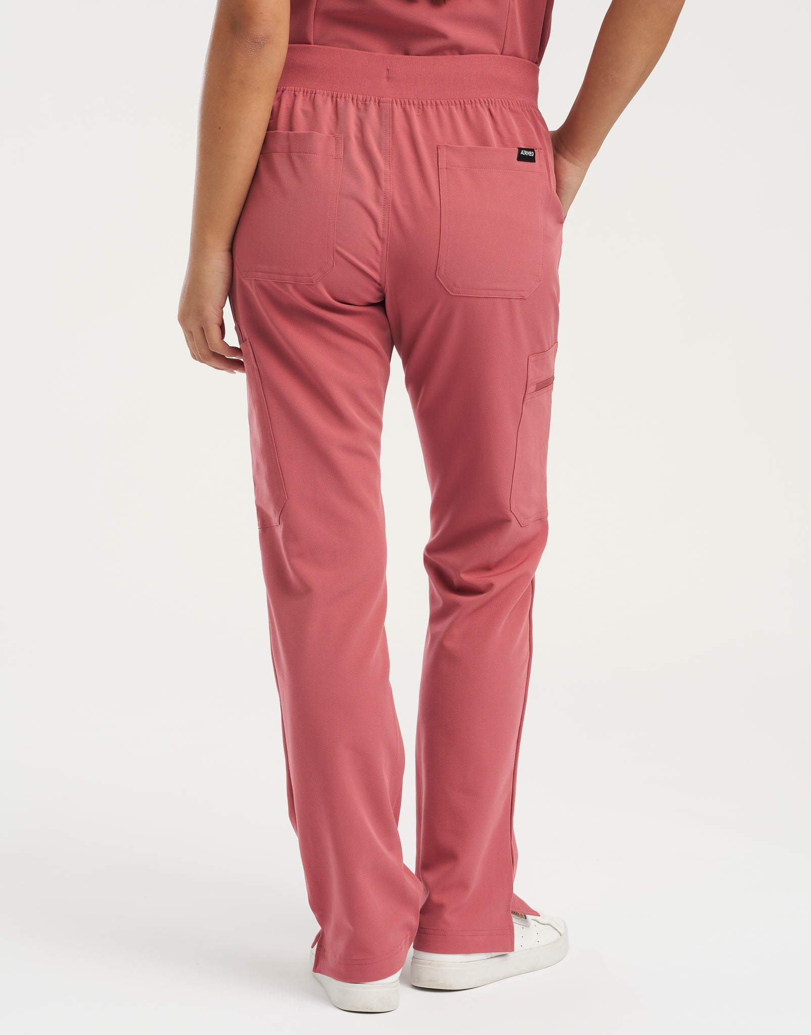 Essential Multi-Pocket Scrub Pants - Mauvewood