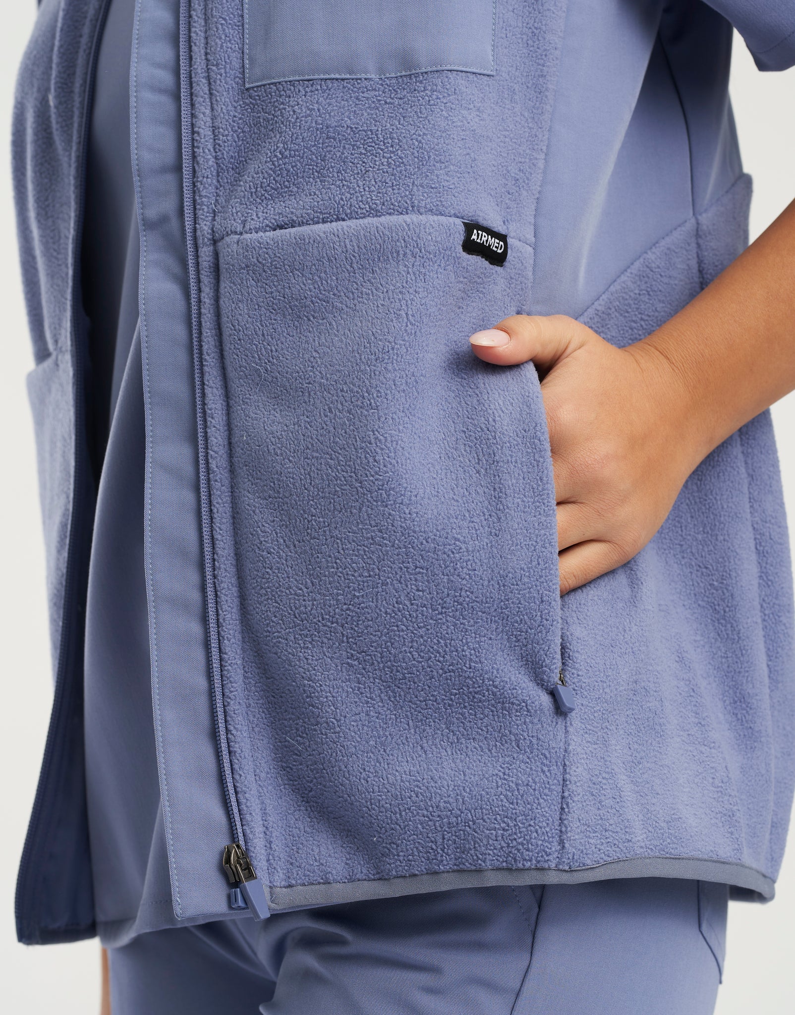 Essential Fleece Vest - Nova Blue