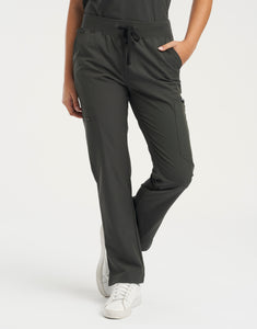 Essential Multi-Pocket Scrub Pants - Asphalt