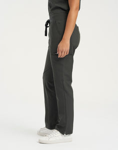 Essential Multi-Pocket Scrub Pants - Asphalt