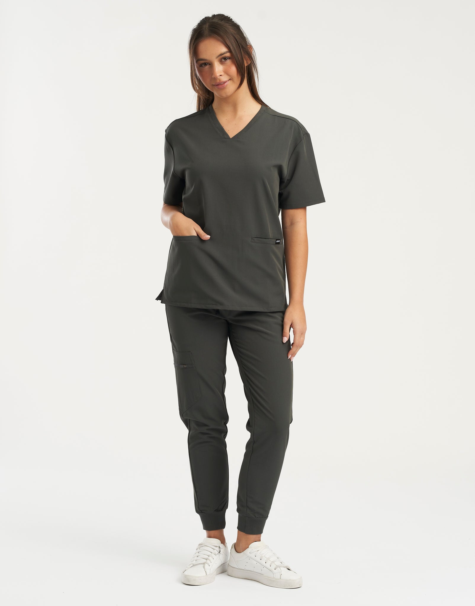 Essential Jogger Scrub Pants - Asphalt