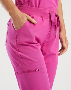 Essential Jogger Scrub Pants - Just Pink