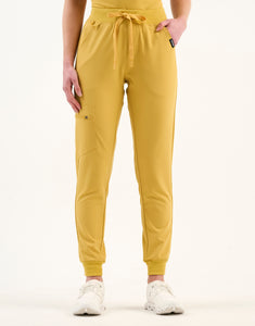 Essential Jogger Scrub Pants - Yellow Gold