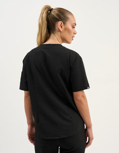 Aspire V Neck Scrub Top - Black