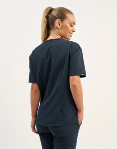 Aspire V Neck Scrub Top - Midnight Navy