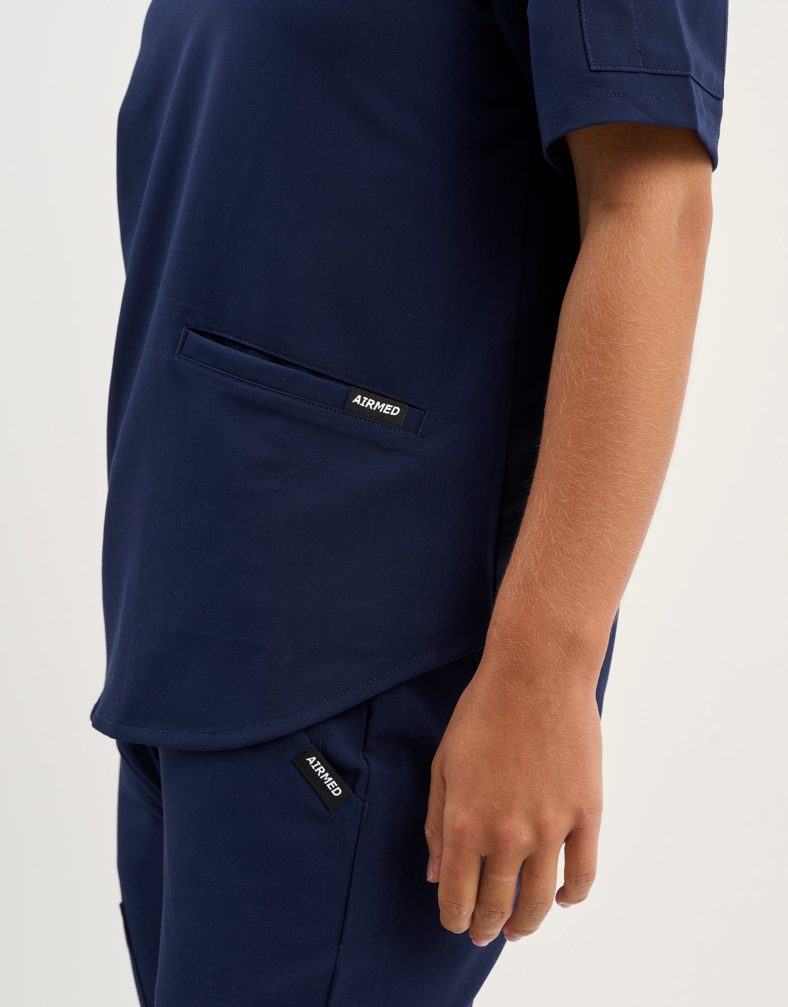 Aspire V Neck Scrub Top - True Navy