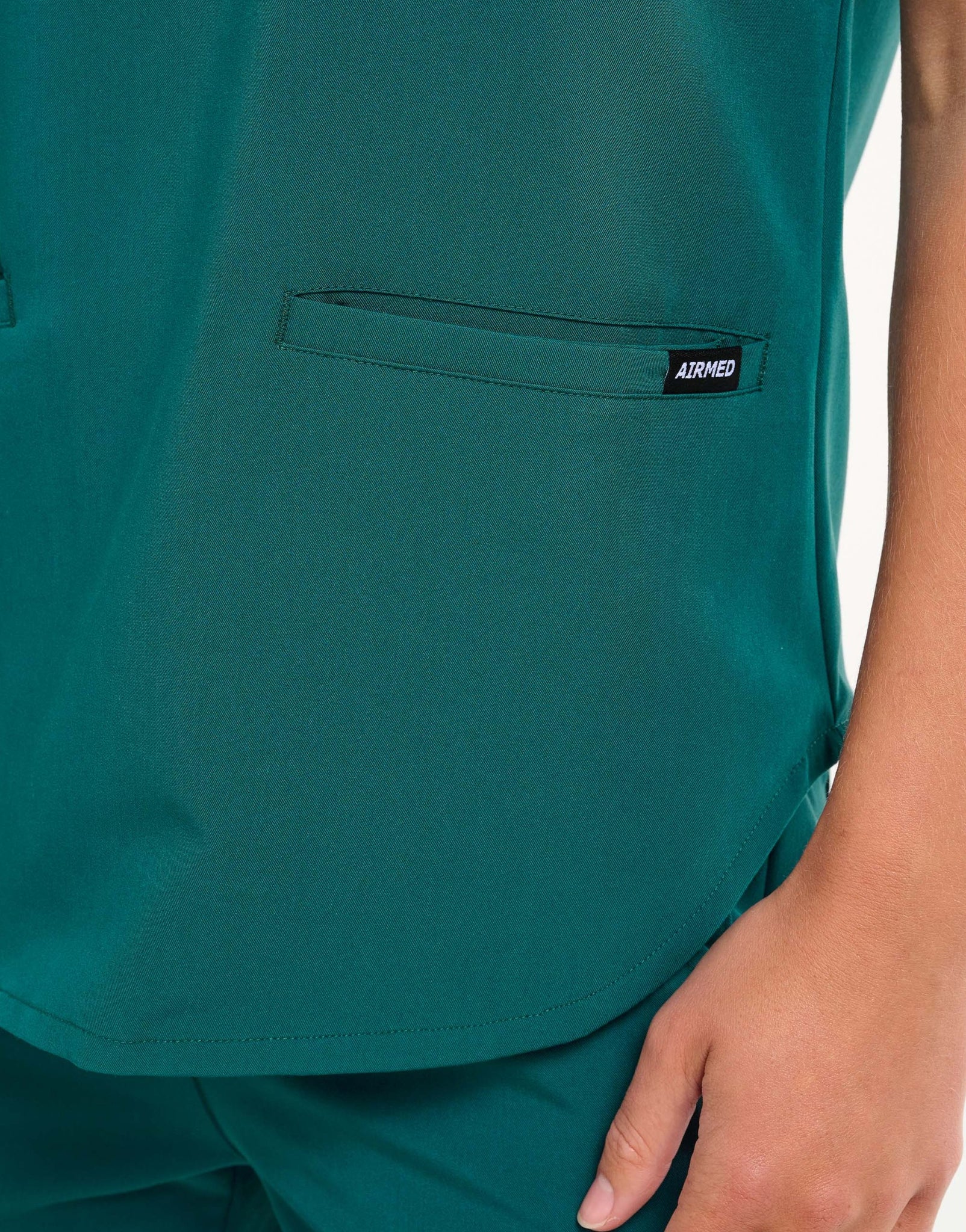 Apollo Scrub Top - Harbour Green