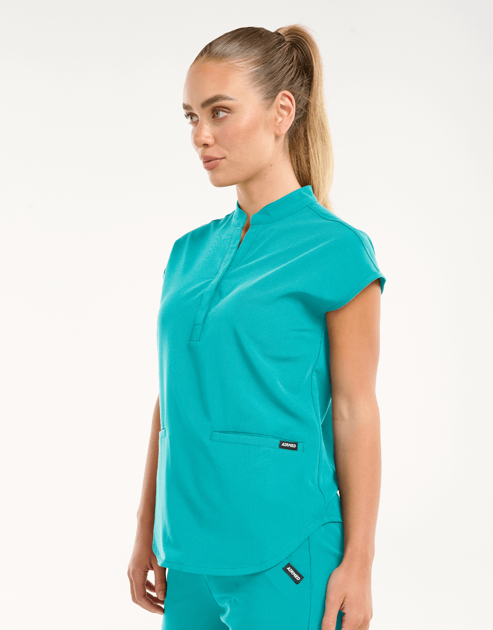 Apollo Scrub Top - Sydney Teal