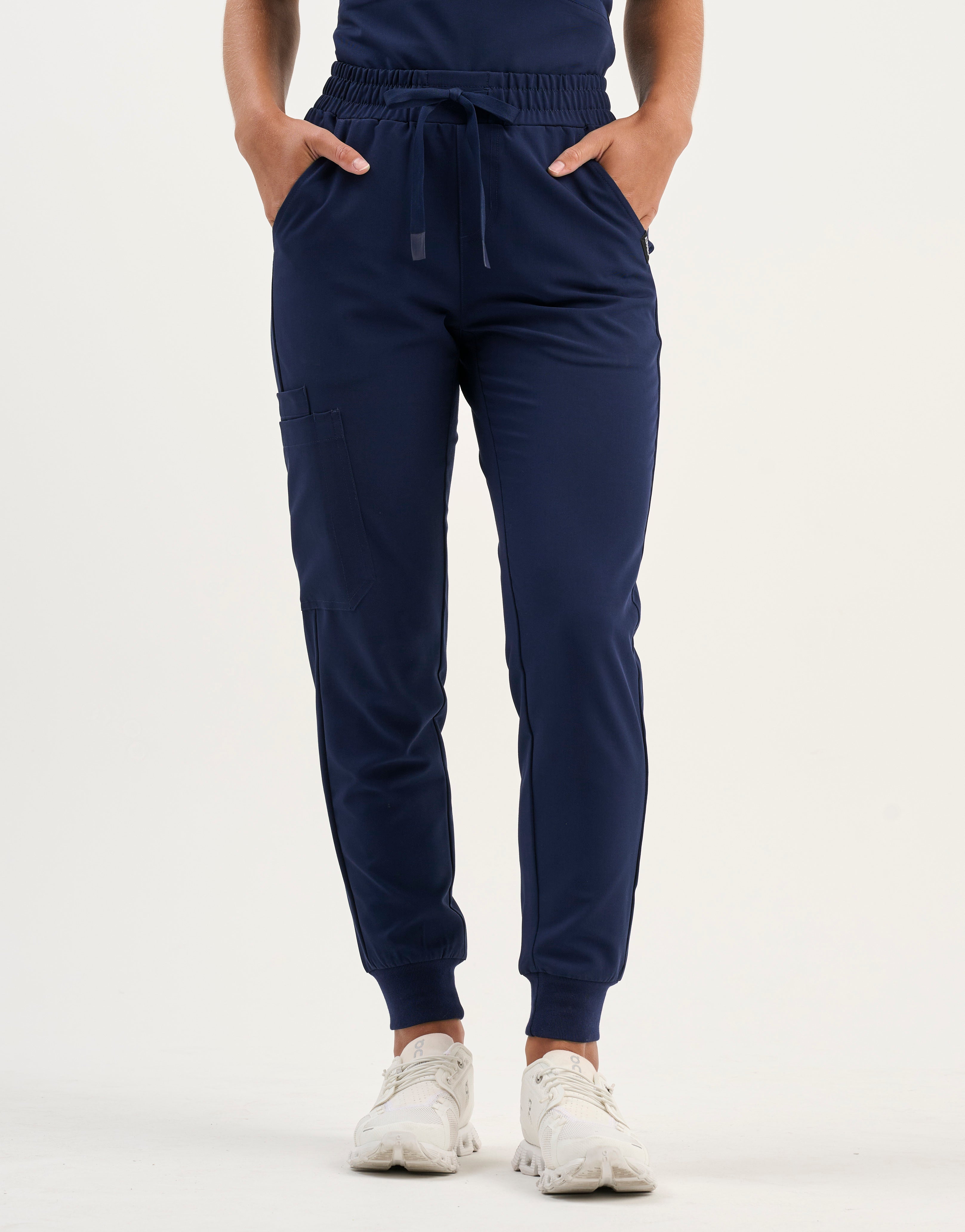 Aspire Jogger Scrub Pants - True Navy