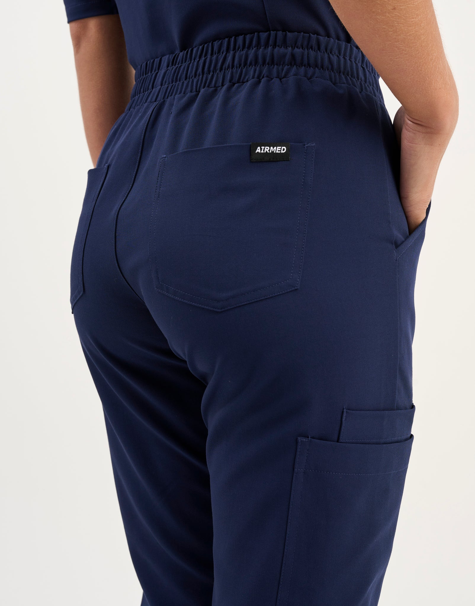 Aspire Jogger Scrub Pants - True Navy