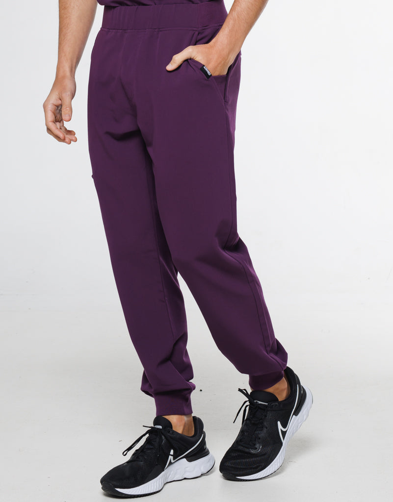 Signature Jogger Pants - Eggplant