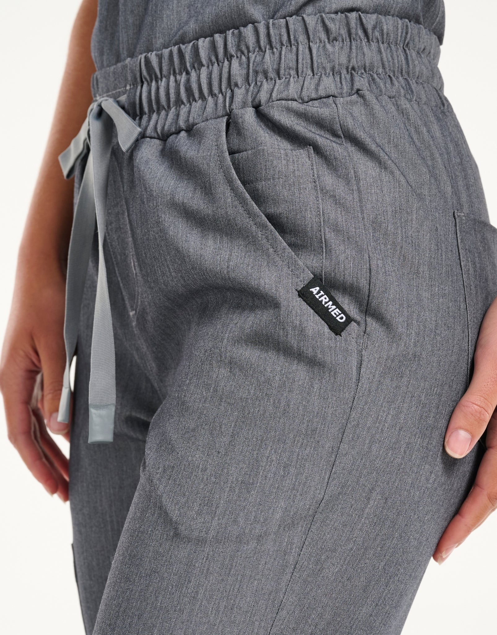 Aspire Jogger Scrub Pants - Heather Grey