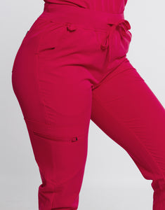 Essential Jogger Scrub Pants - Magenta Pink