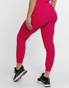 Essential Jogger Scrub Pants - Magenta Pink