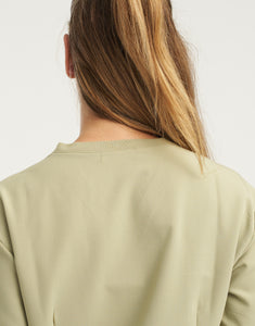 Essential V Neck Scrub Top - Matcha