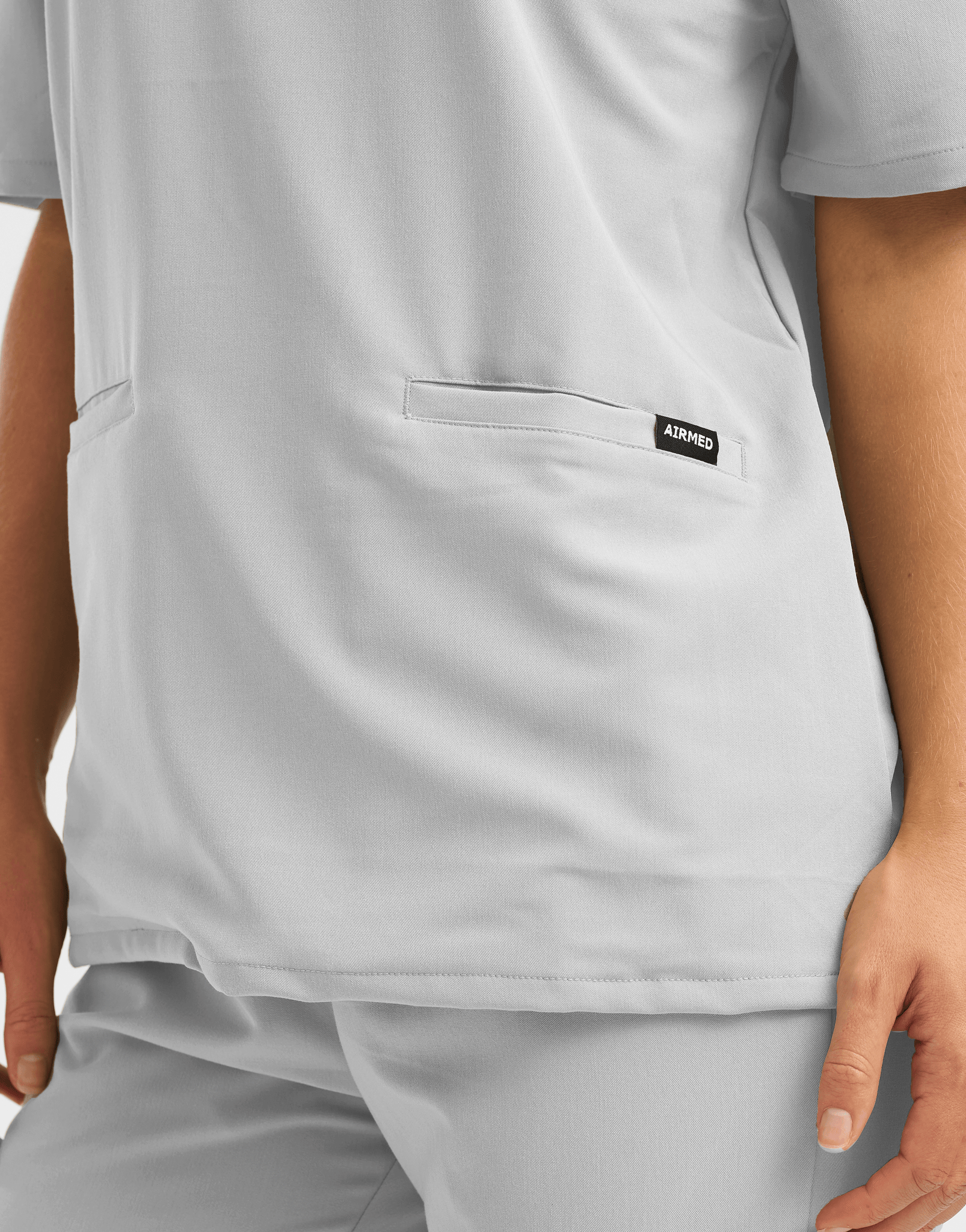 Essential V Neck Scrub Top - Tail Light