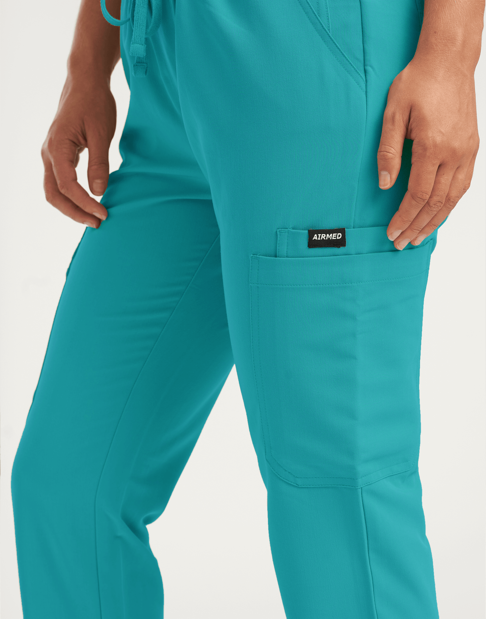 Essential Multi-Pocket Scrub Pants - Sydney Teal