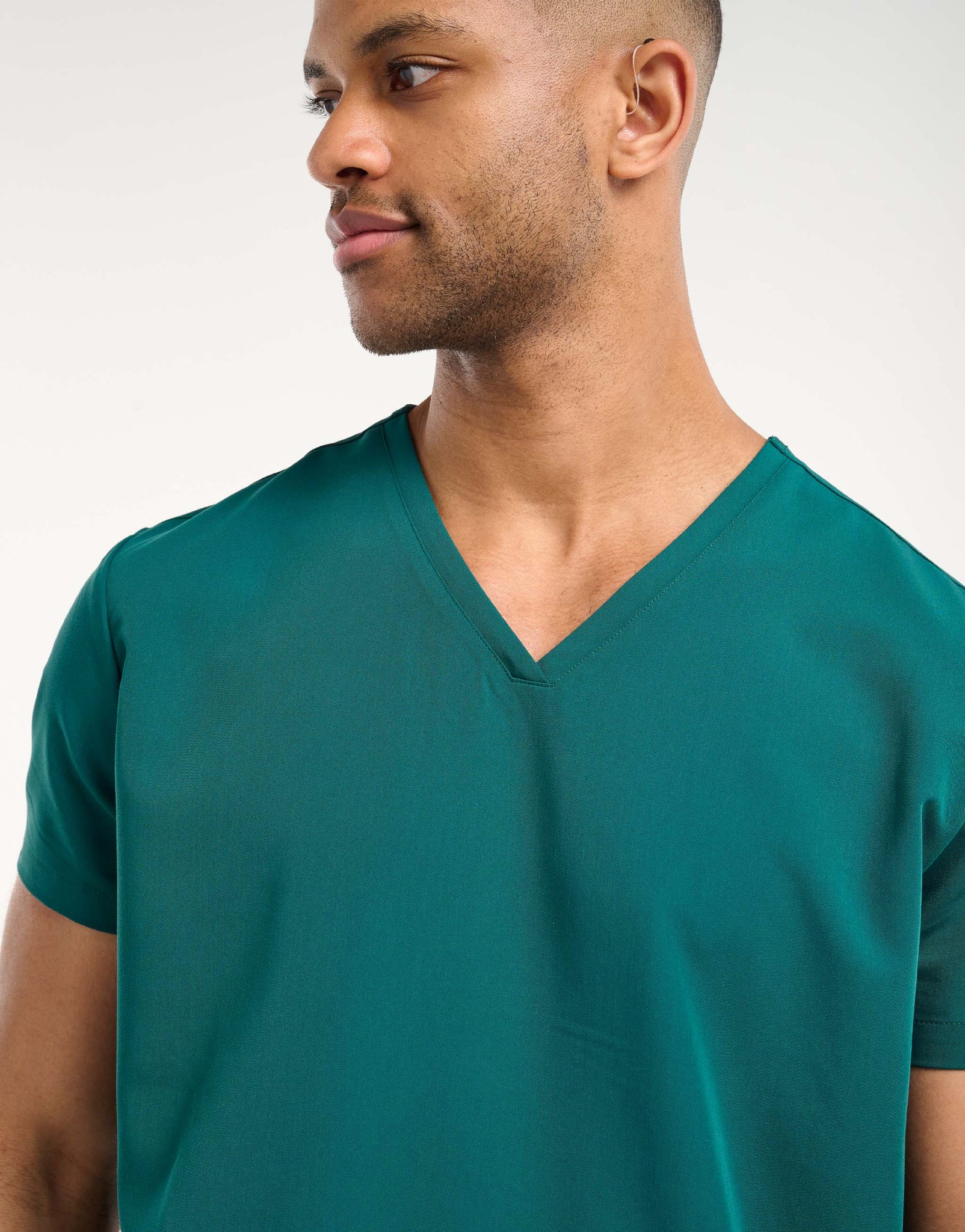 Aspire V Neck Scrub Top - Harbour Green