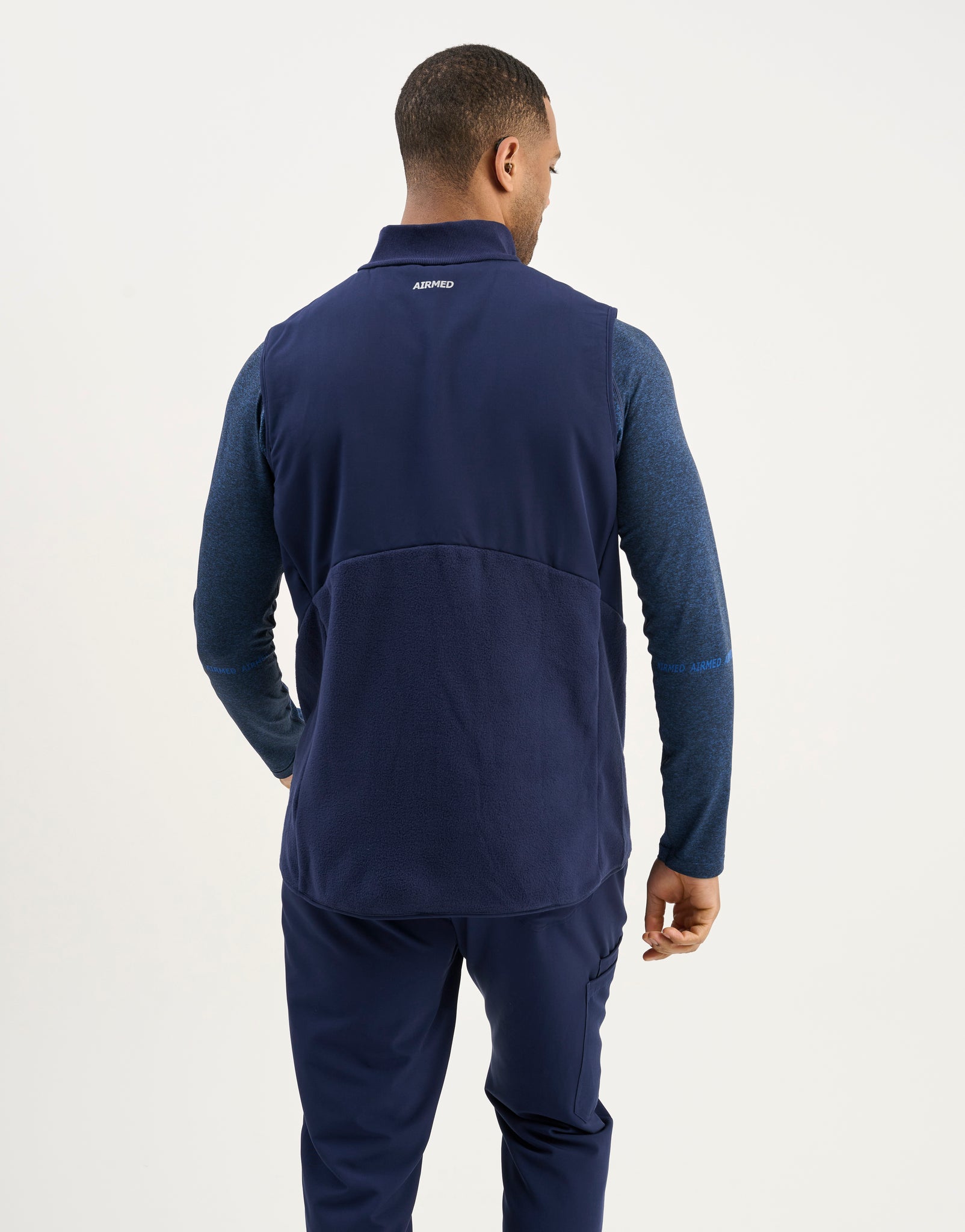 Essential Fleece Vest - True Navy