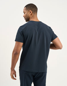 Aspire V Neck Scrub Top - Midnight Navy