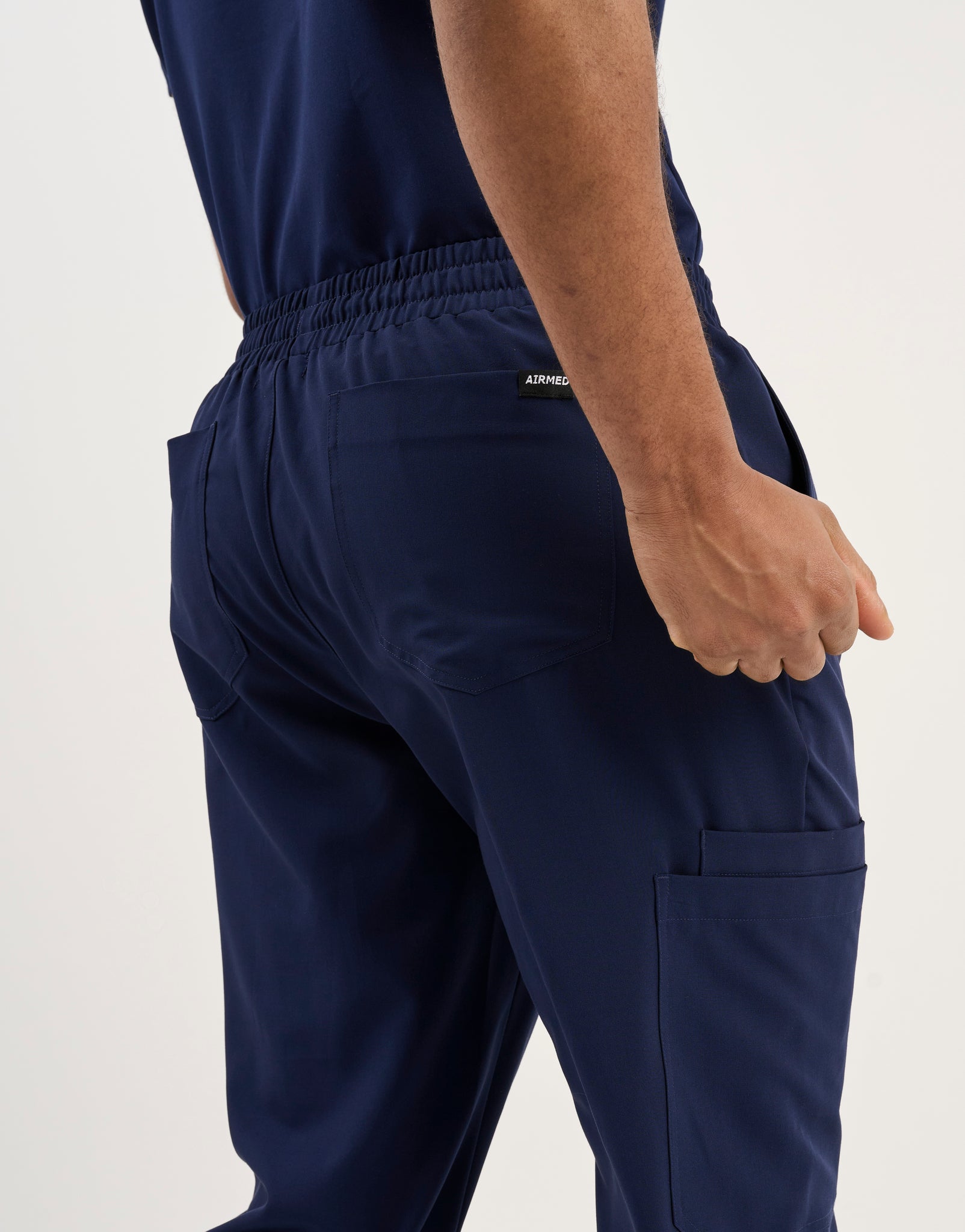 Aspire Jogger Scrub Pants - True Navy