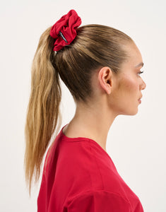 Essential Hair Scrunchie - Cherry Red