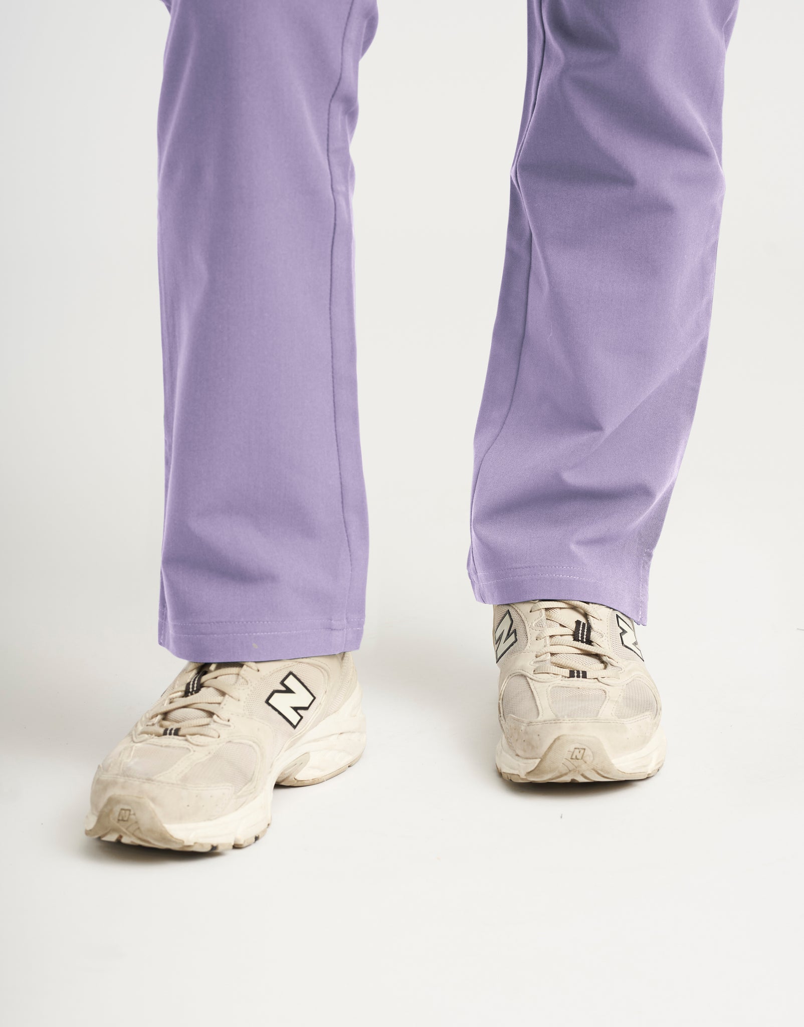 Essential Multi-Pocket Scrub Pants - Pastel Lilac