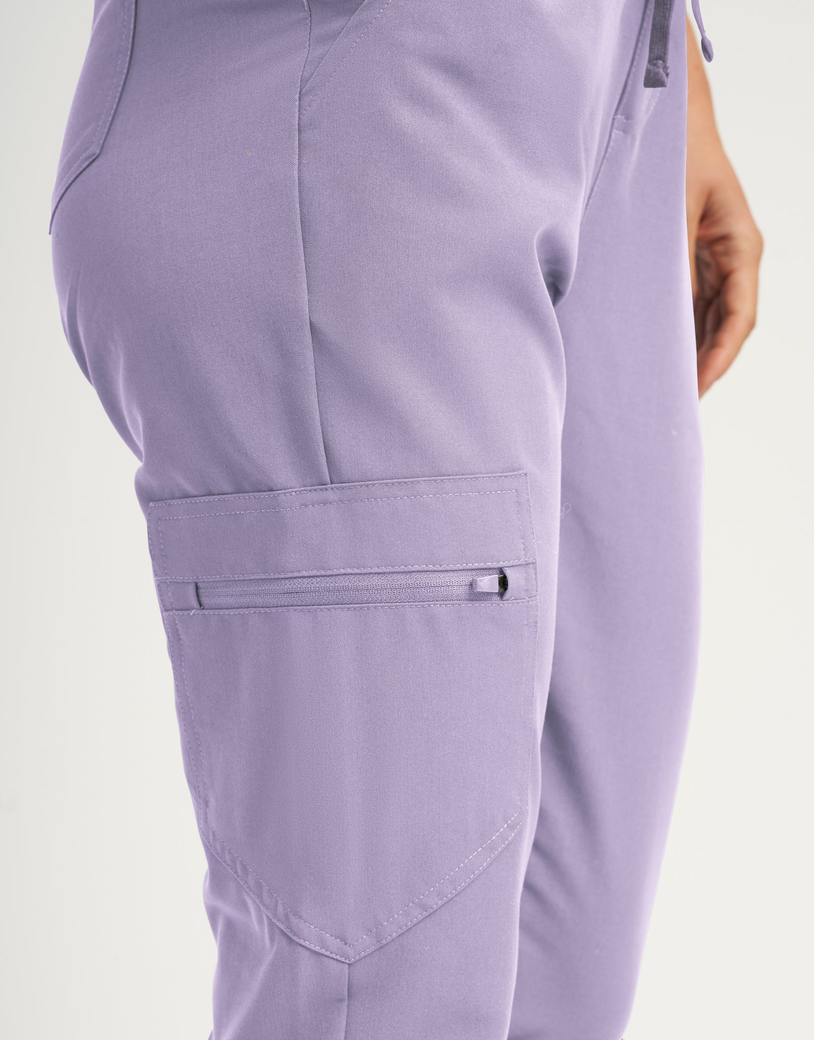 Essential Jogger Scrub Pants - Pastel Lilac