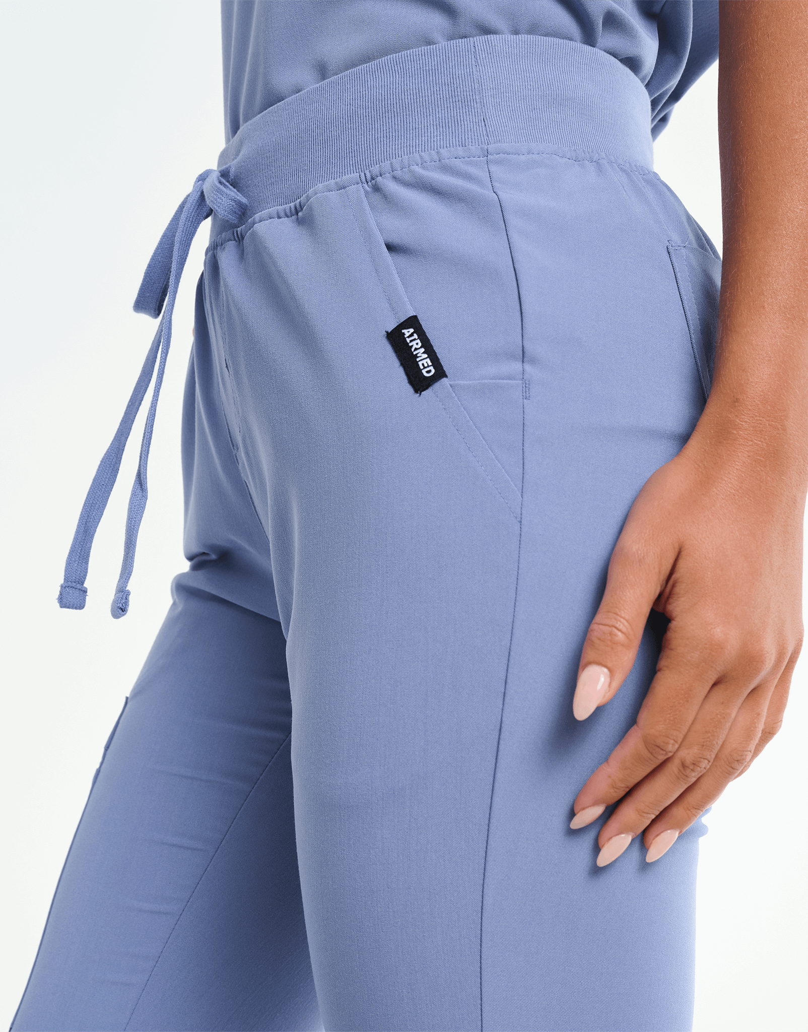 Essential Flare Scrub Pants - Nova Blue