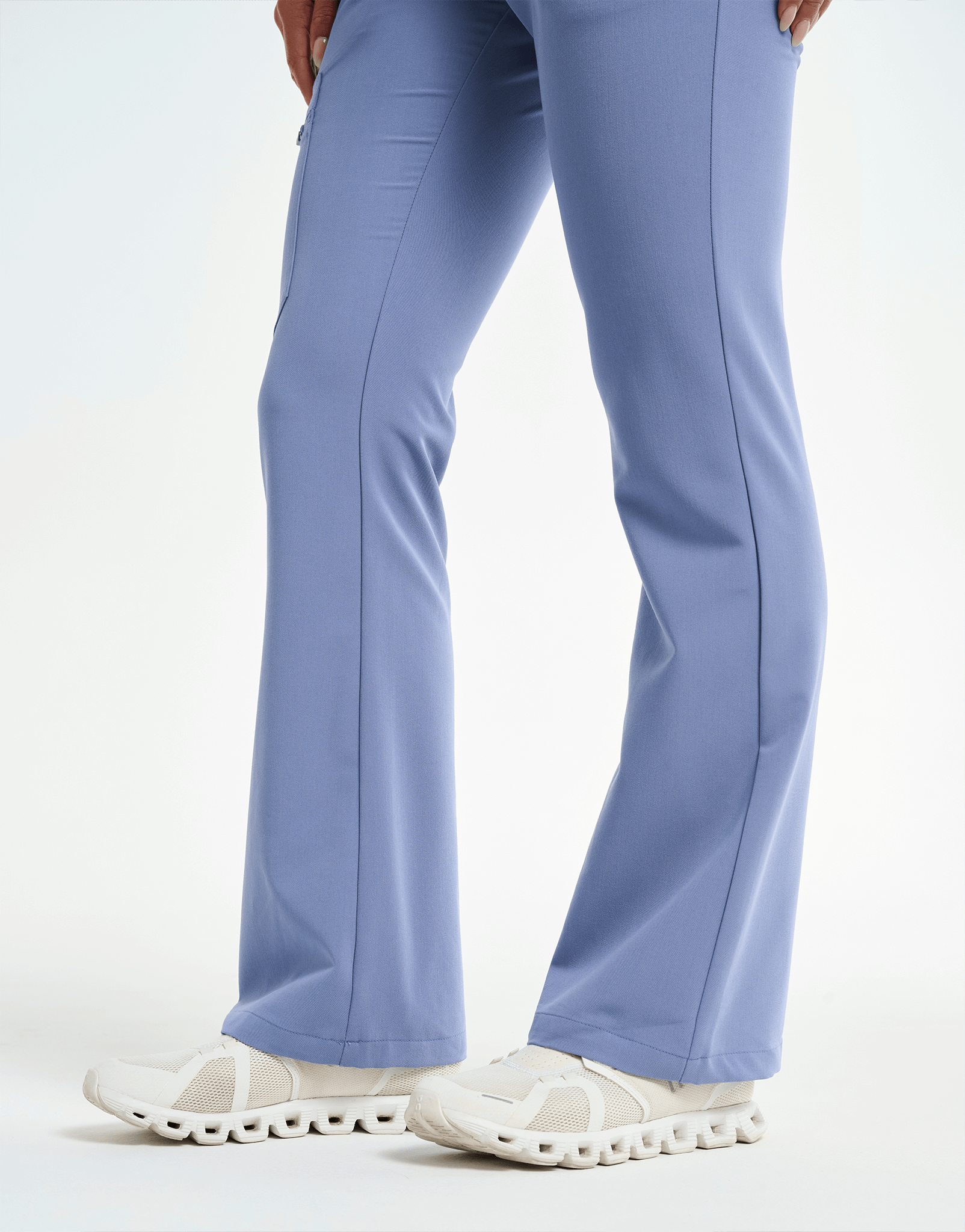 Essential Flare Scrub Pants - Nova Blue