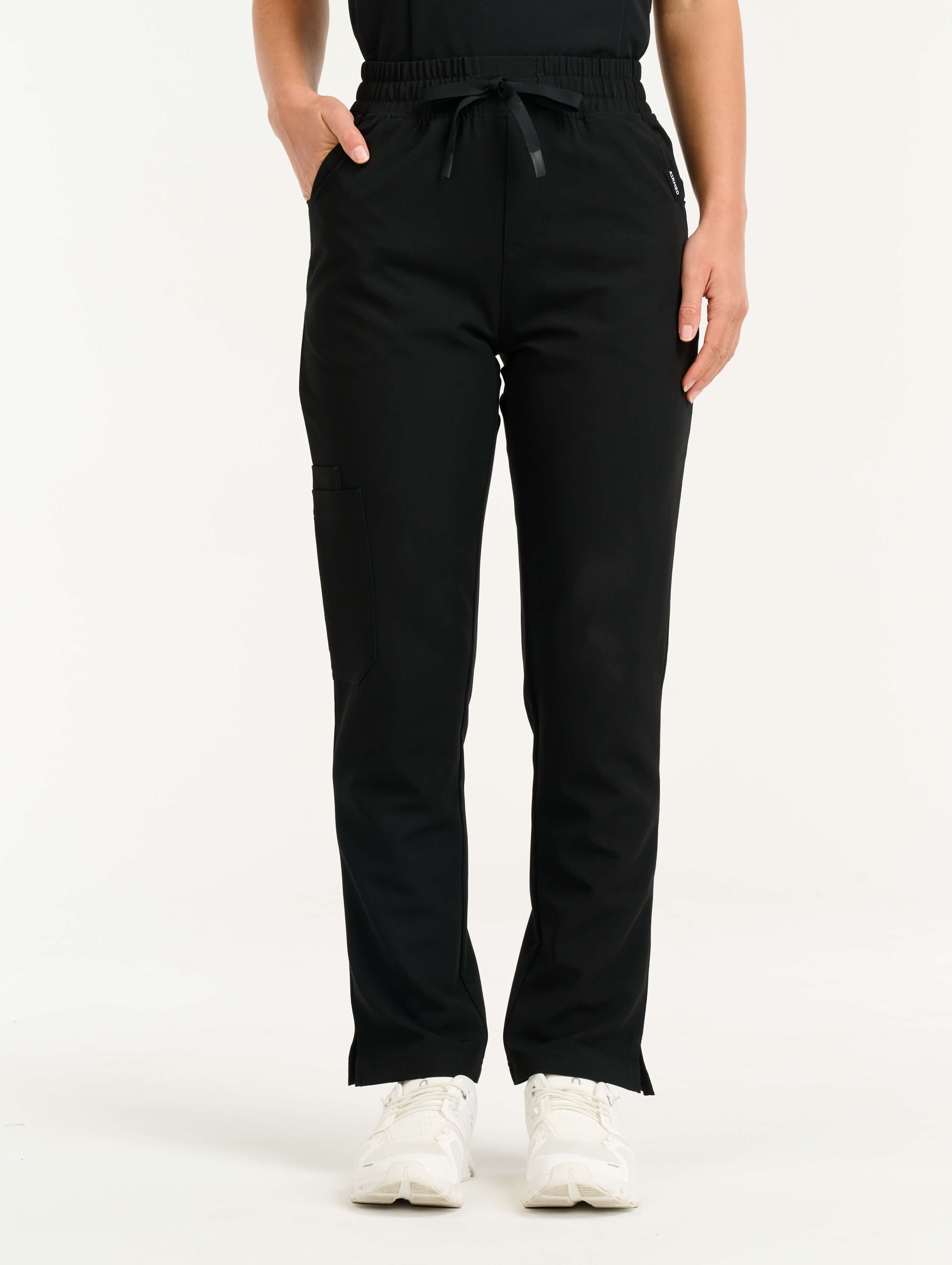 Aspire Straight Leg Scrub Pants - Black