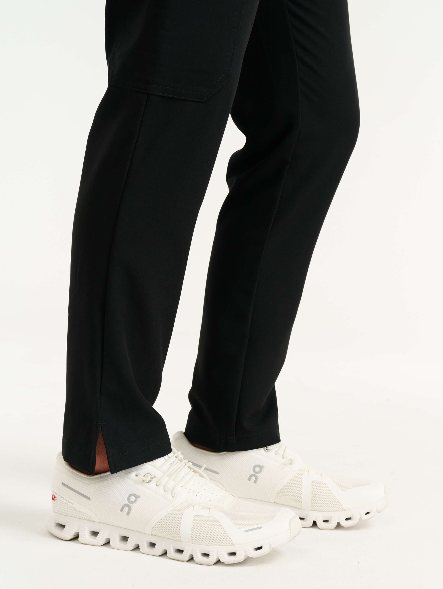Aspire Straight Leg Scrub Pants - Black