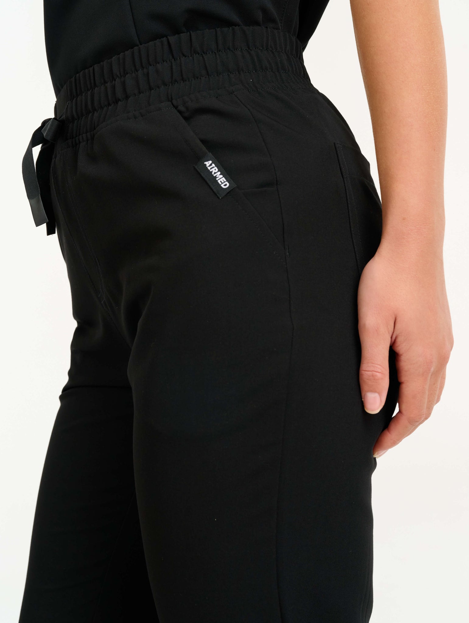 Aspire Straight Leg Scrub Pants - Black