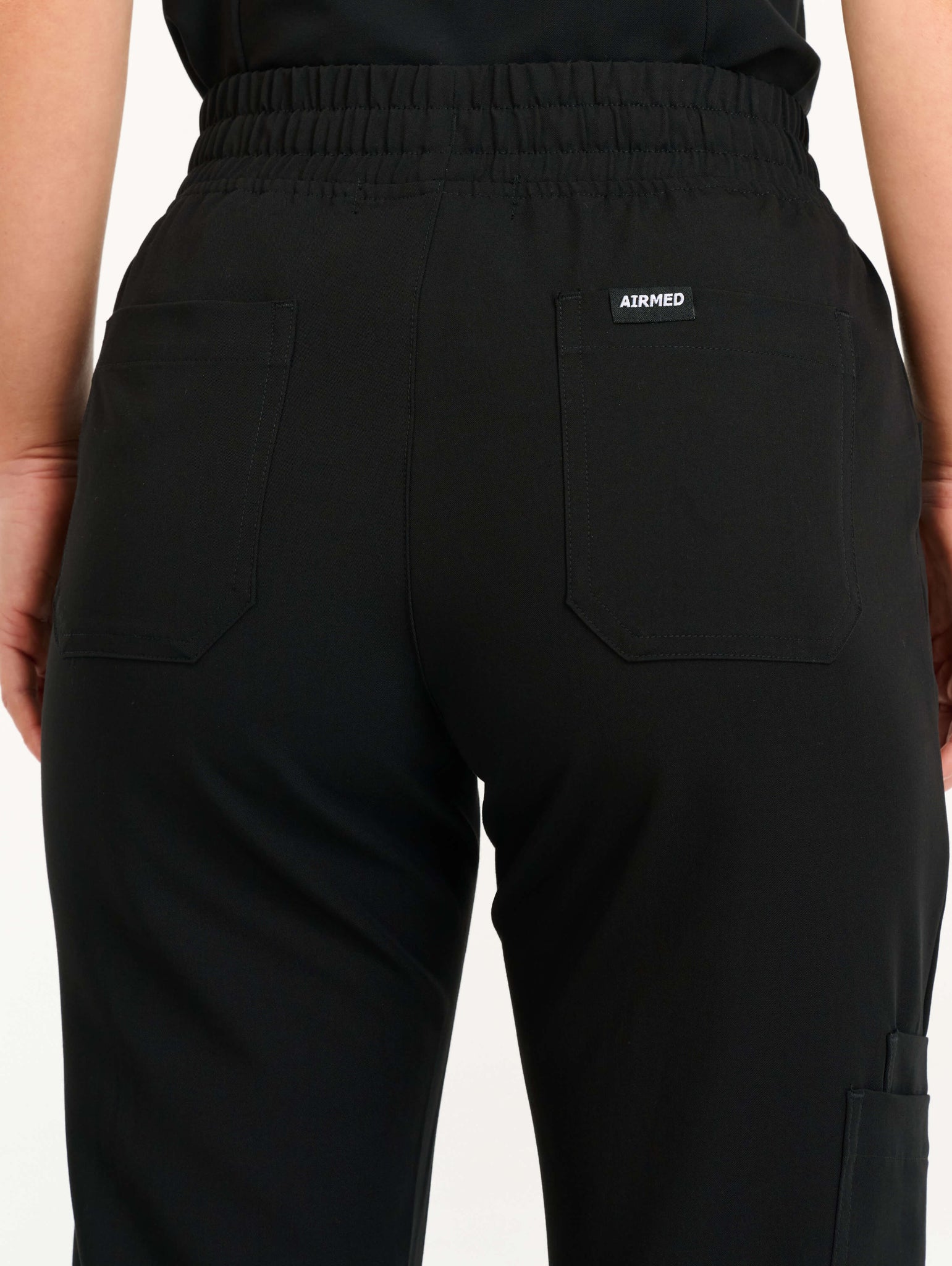 Aspire Straight Leg Scrub Pants - Black