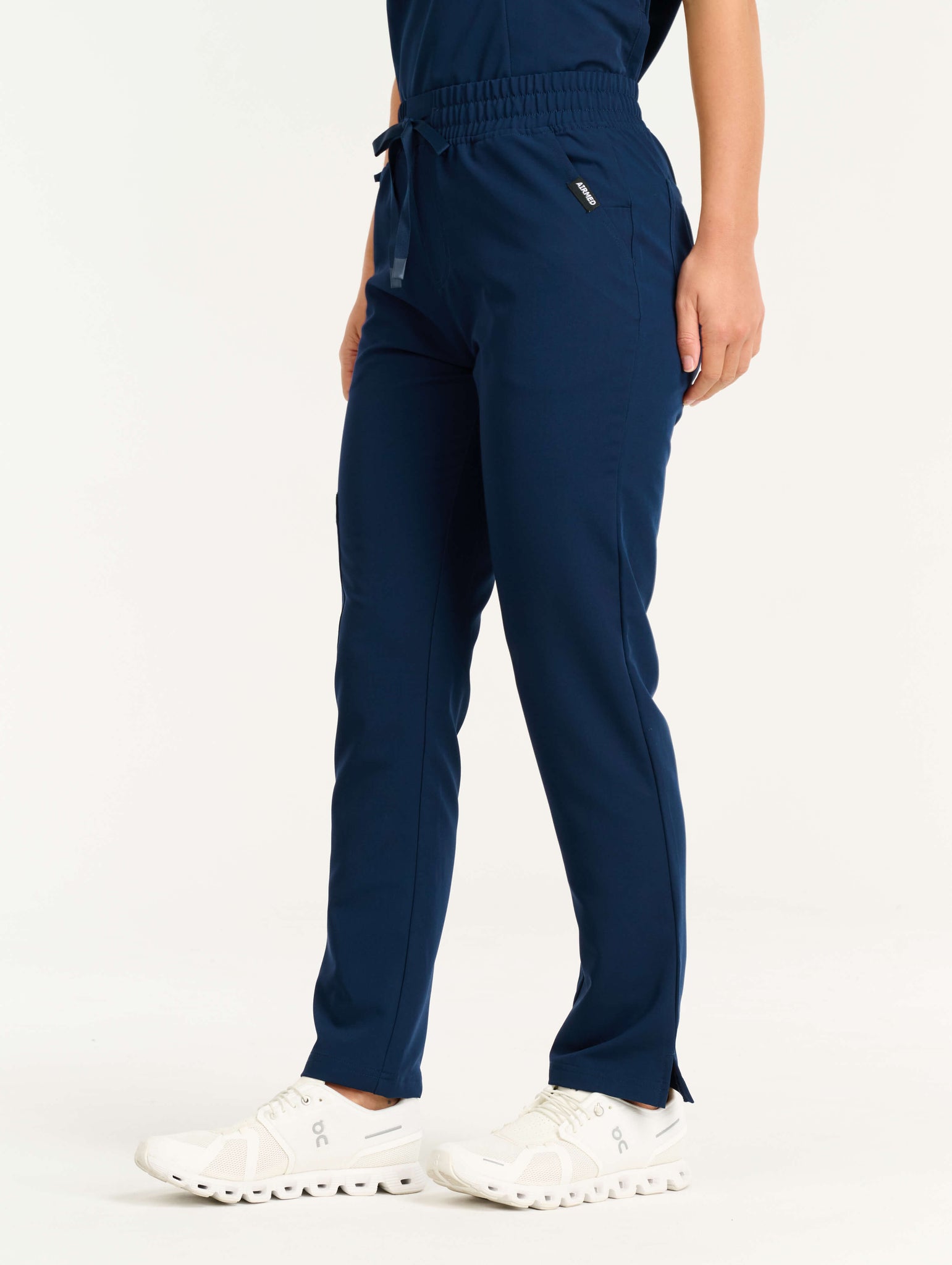 Aspire Straight Leg Scrub Pants - True Navy
