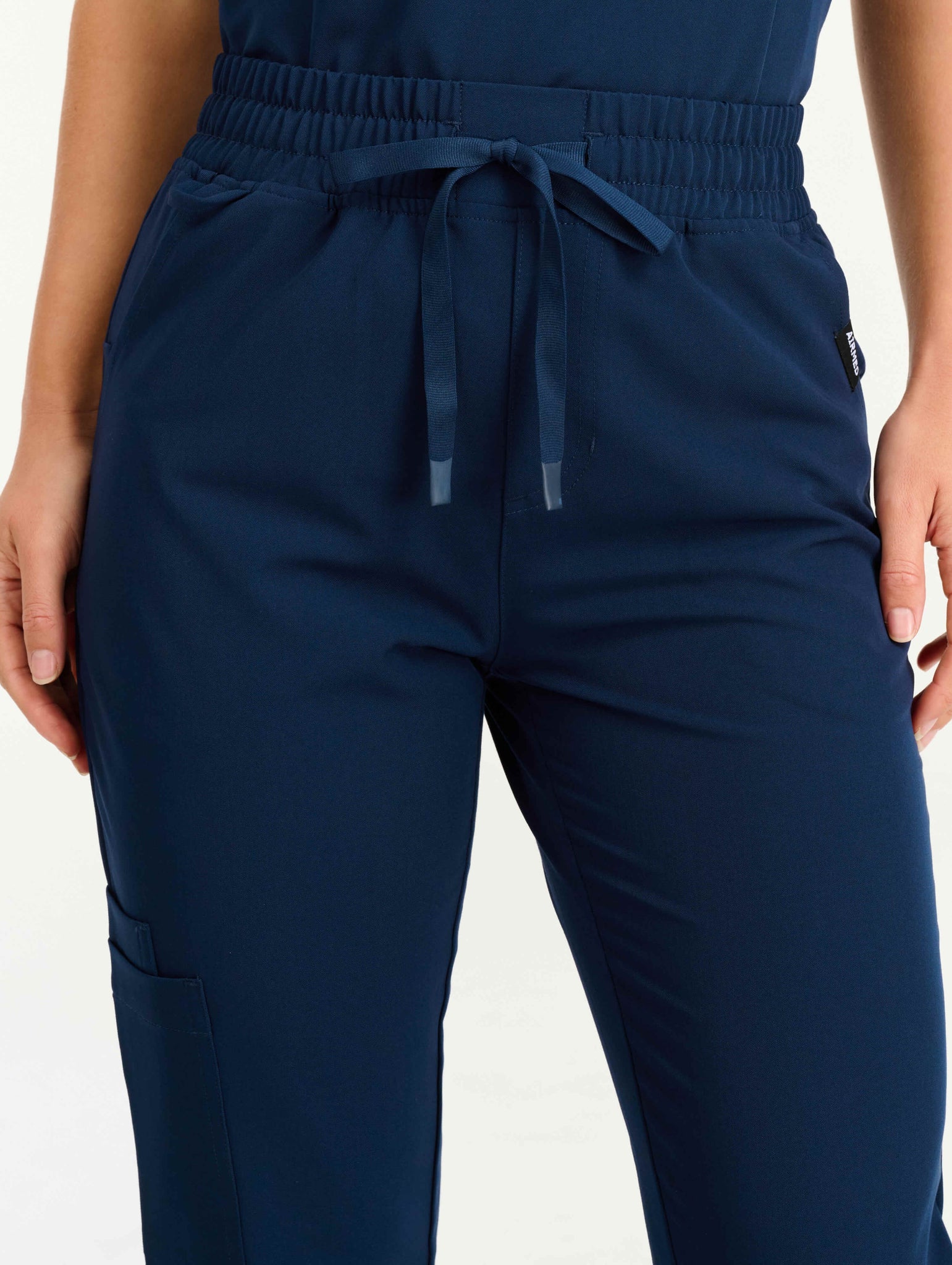 Aspire Straight Leg Scrub Pants - True Navy