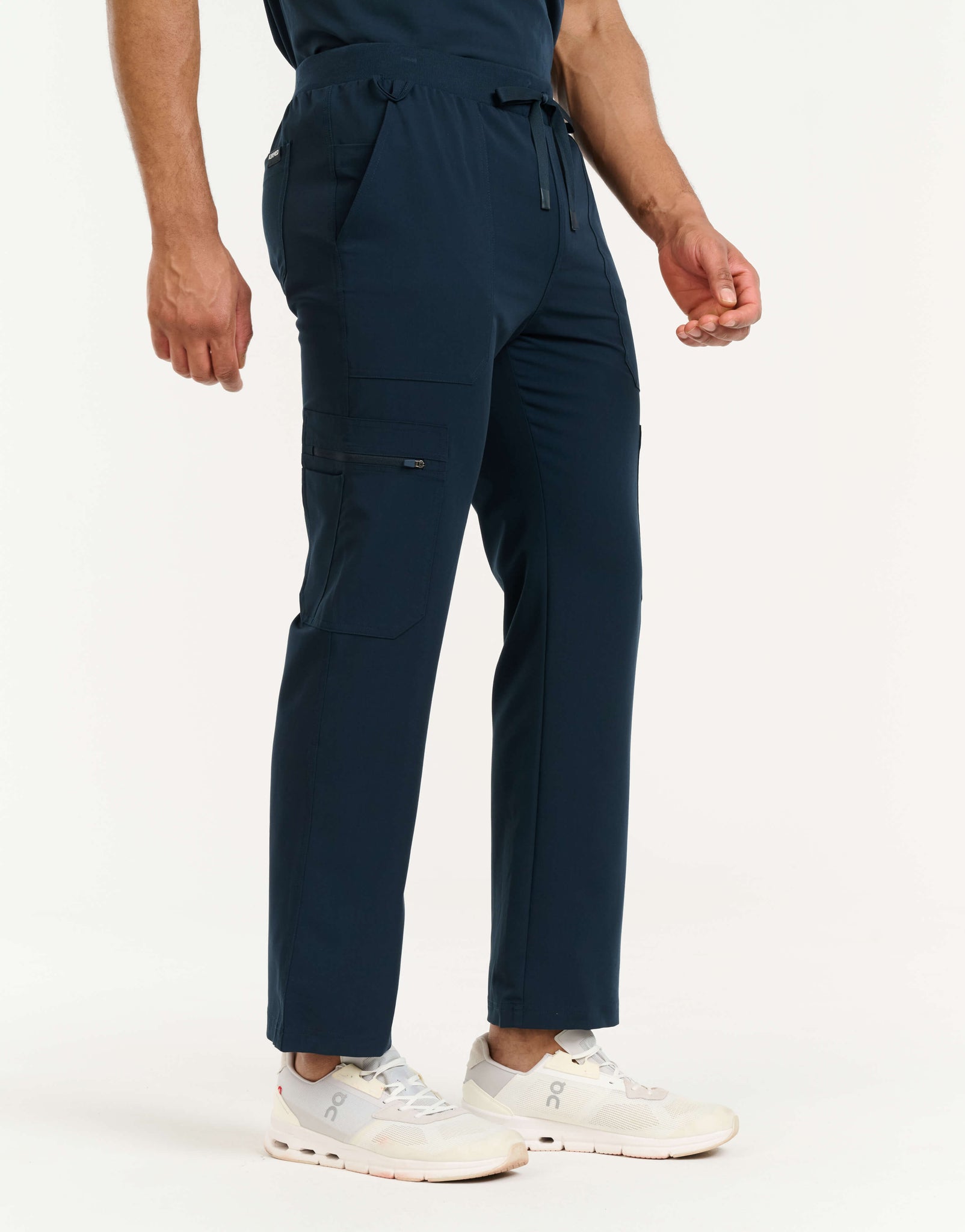Essential Multi-Pocket Scrub Pants - Midnight Navy