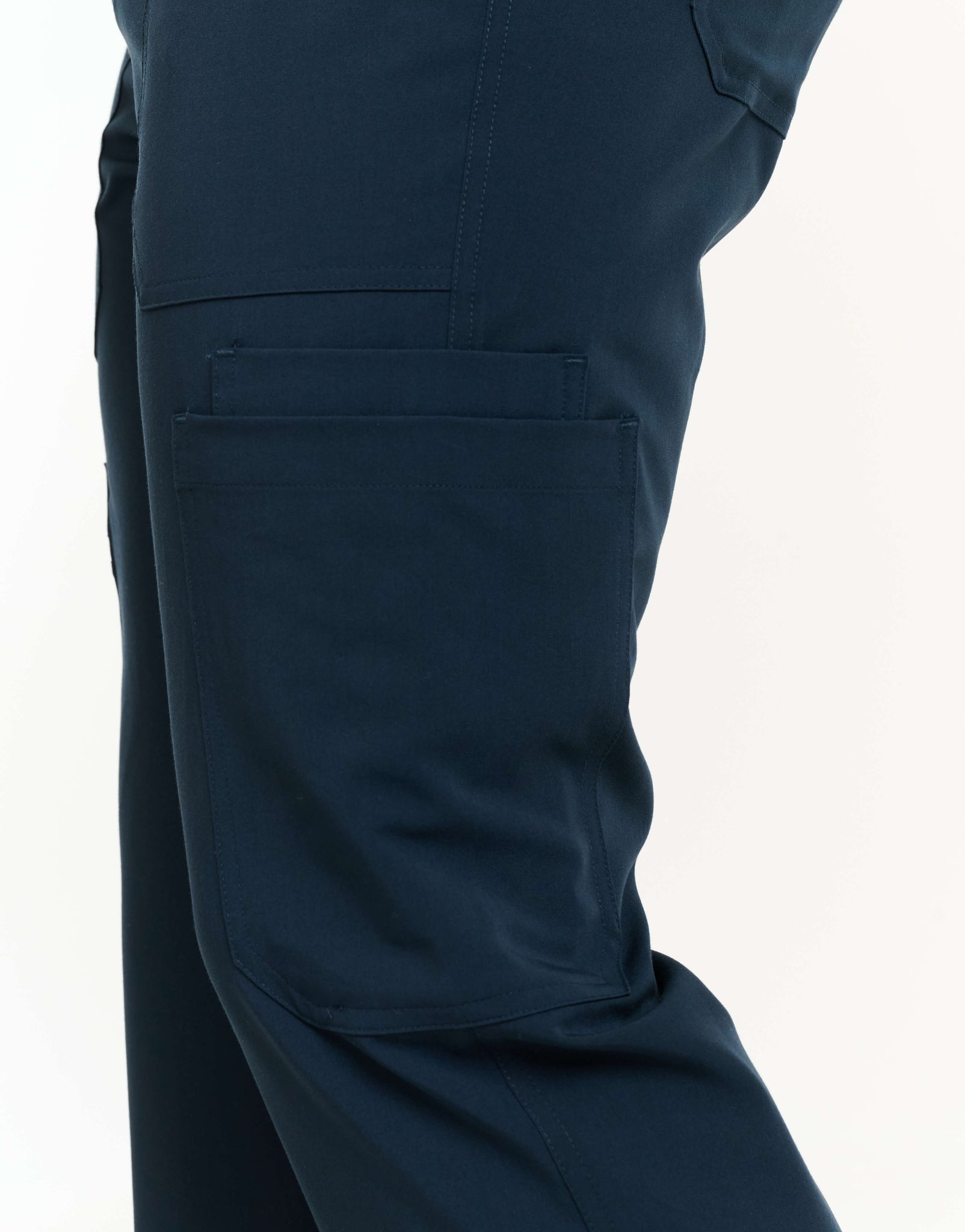 Essential Multi-Pocket Scrub Pants - Midnight Navy