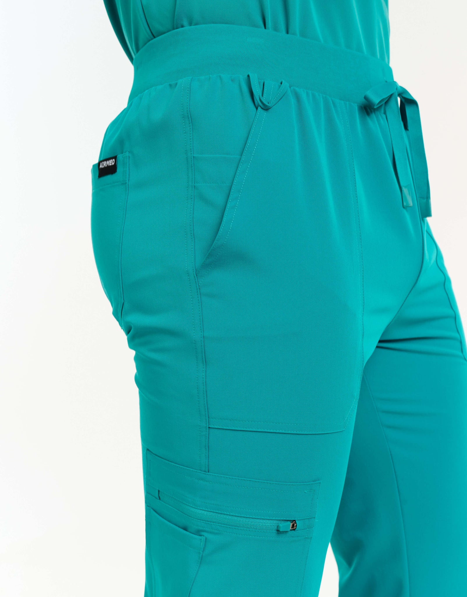 Essential Multi-Pocket Scrub Pants - Sydney Teal