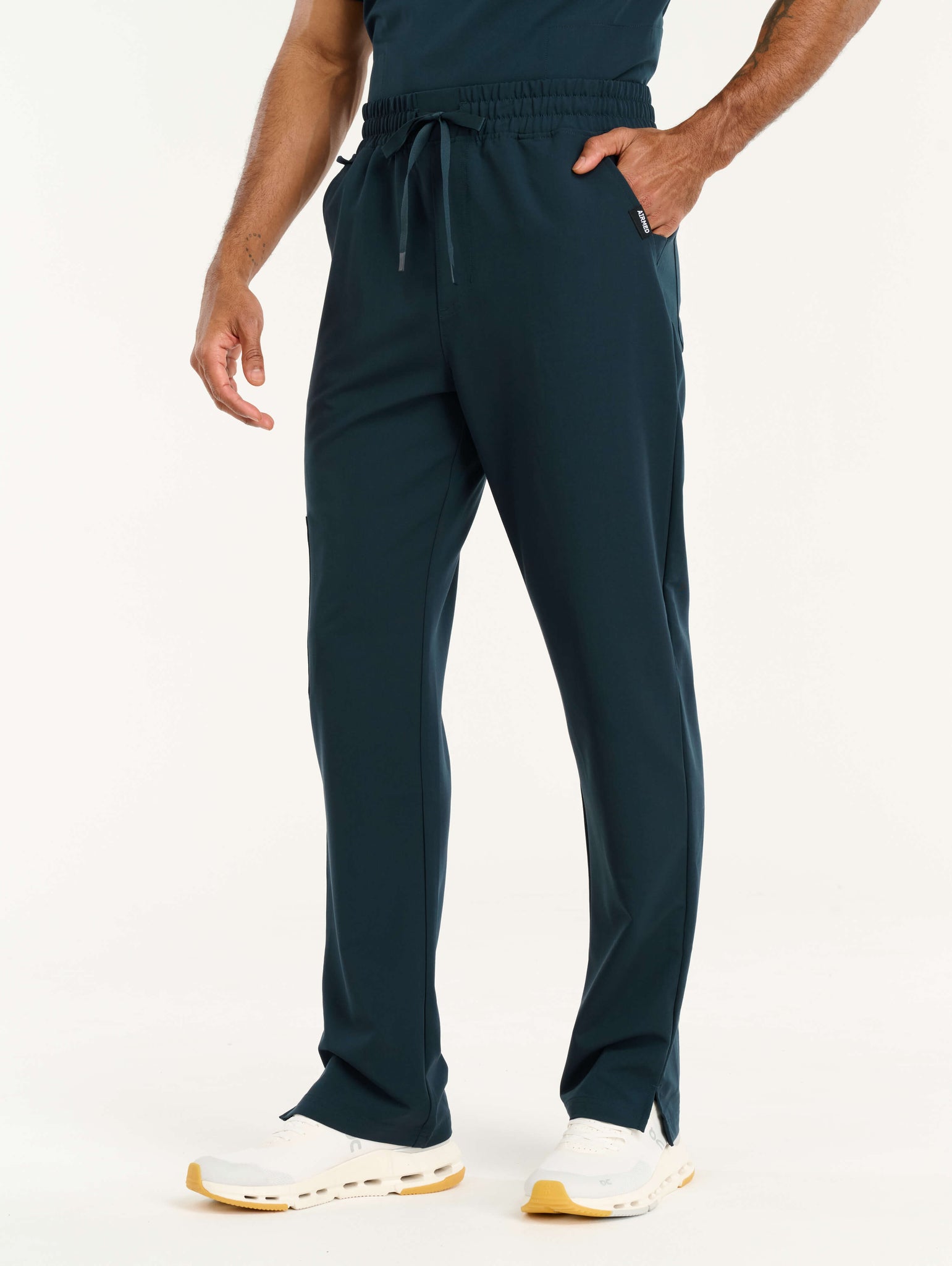 Aspire Straight Leg Scrub Pants - Midnight Navy