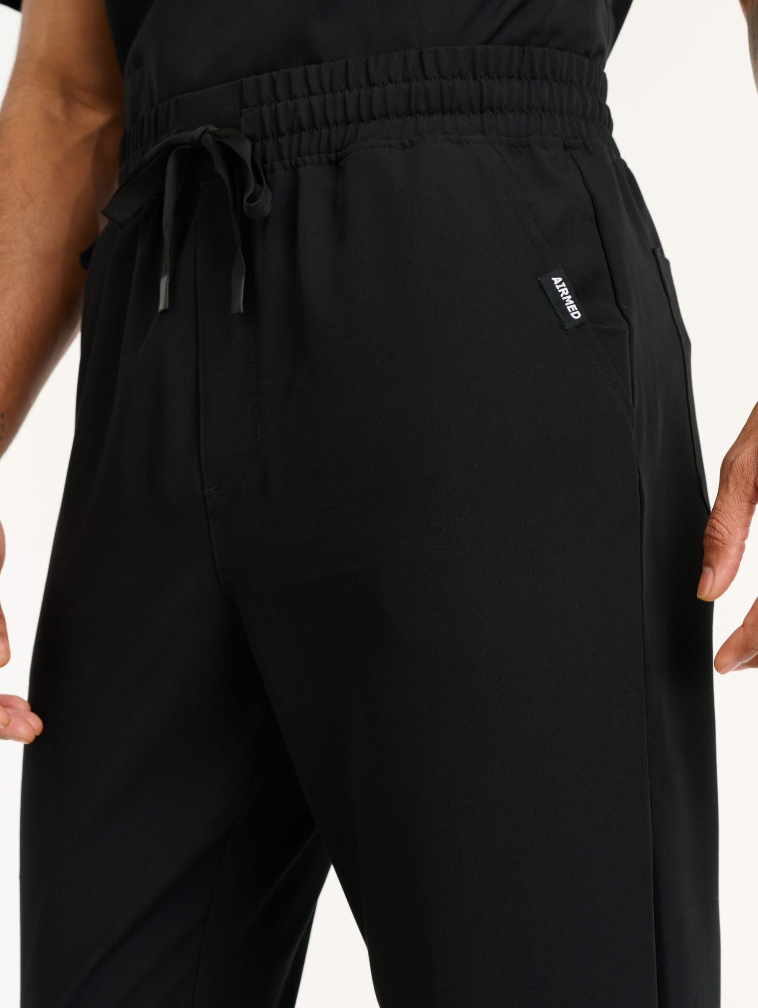 Aspire Straight Leg Scrub Pants - Black