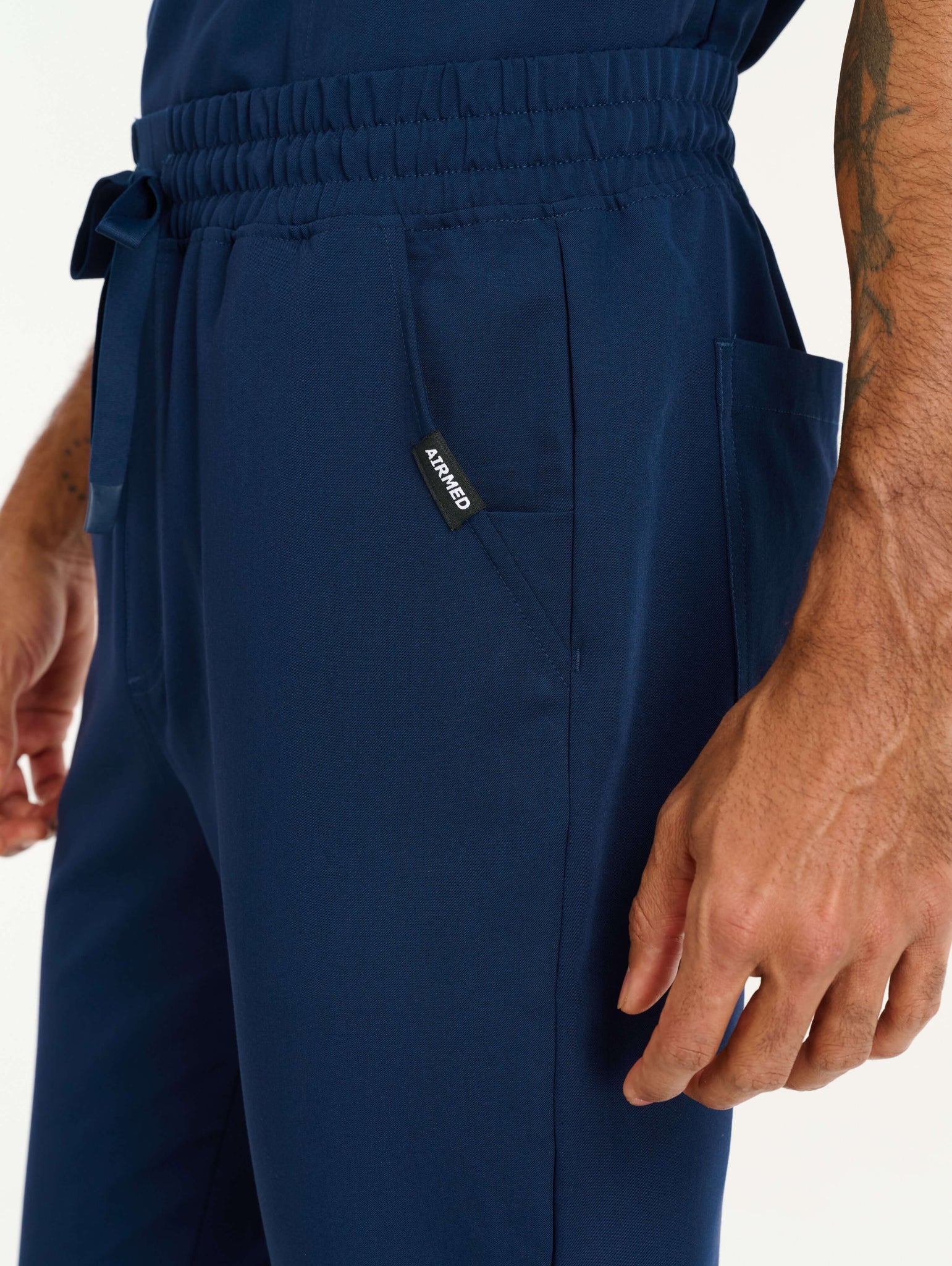 Aspire Straight Leg Scrub Pants - True Navy