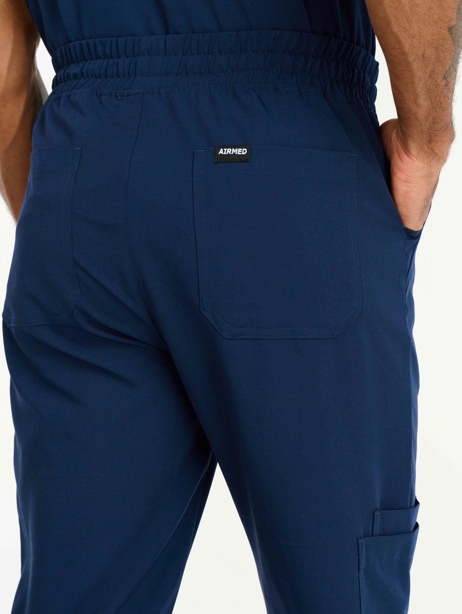 Aspire Straight Leg Scrub Pants - True Navy