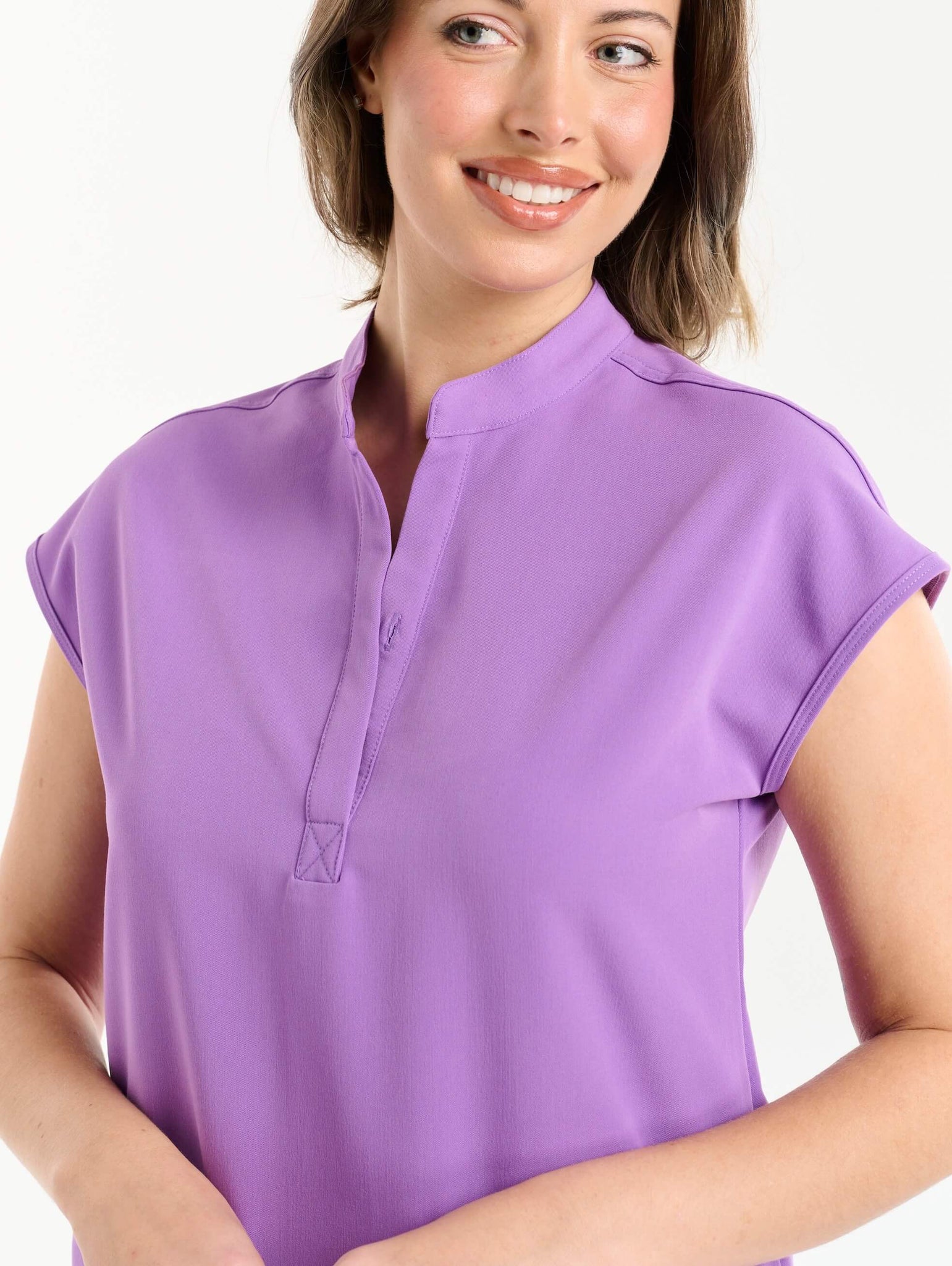 Apollo Scrub Top - Wisteria Purple