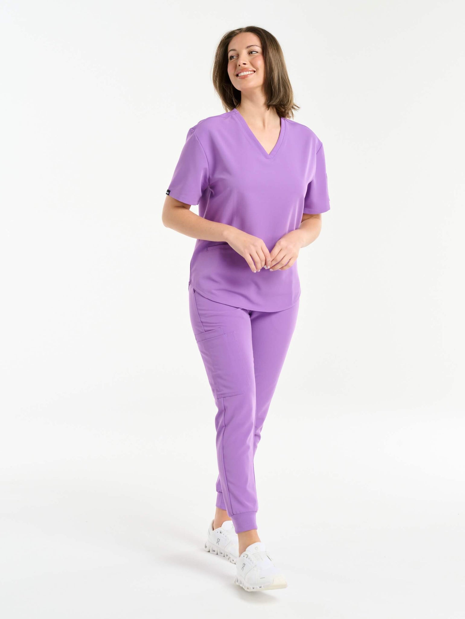 Aspire Jogger Scrub Pants - Wisteria Purple
